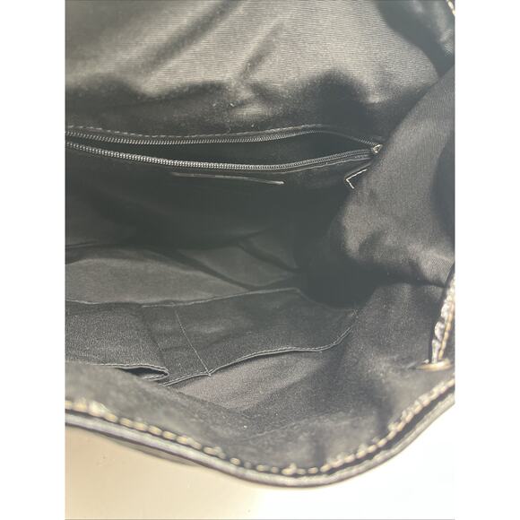 Coach Daisy Poppy Black and Gray Backpack Signature Monogram Read Description - Picture 10 of 13